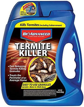 BioAdvanced Termite Killer, Home Perimeter Treatment, Ready-to-Spread Granules, 9 Pounds