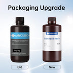 ANYCUBIC 3D Printer Resin, 405nm High Precision Fast Curing UV Photopolymer Resin for LCD 3D Printing, 1kg TL Green