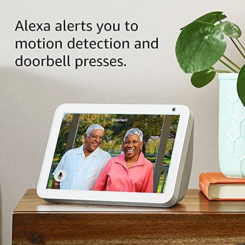 Like-New Blink Video Doorbell (2023 release) + Sync Module 2 | Two-year battery life, Two-way audio, HD video, motion and chime app alerts and Alexa enabled — wired or wire-free (White)
