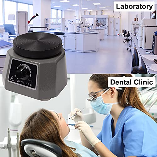 Dental Lab Vibrator 4" Round Lab Equipment Shaker Oscillator Heavy Duty Platform Roundness Vibrator Plaster 110V 100W