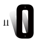 12 Inch Large Metal Letters, Modern House Address Numbers Letters, Metal Door Numbers, Large Black House Address Letter Number for Home Office Street Apartment Outside (0)