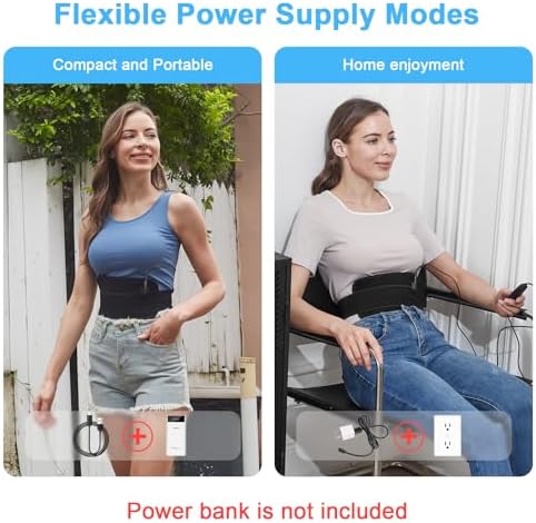 Red Light Therapy for Body,Infrared Light Therapy Pad with Timer Remote Control,Wearable 660nm&850nm with Heating for Neck Shoulder Back Body,Infrared Wrap Belt for Gift for Women Men