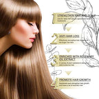 180 ML HuaQing Veganic Natural Hair Growth Oil, Eelhoe Hair Growth Organic Rosemary Hair Oil for Damaged Hair.(3 Pcs)
