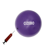 CIZEBO Small Exercise Ball for Between Knees, 6 inch Pilates Ball with Pump, Mini Yoga Core Ball Physical Therapy, Purple