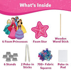 Skillmatics Poke-in Art - Magical Princesses, Mess-Free Fun for Kids, DIY Wood Craft Kits, Creative Activity, Gifts for Girls & Boys Ages 4, 5, 6, 7, 8, 9