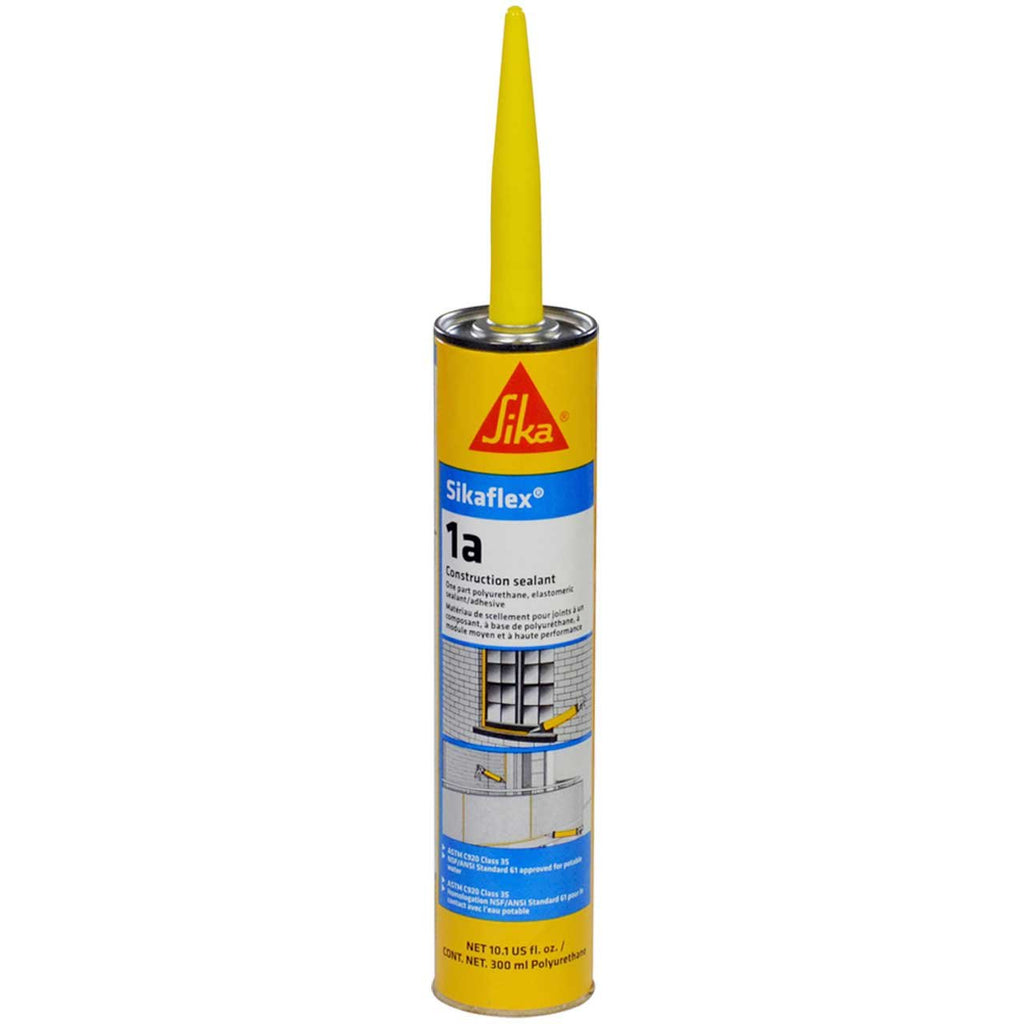 Sikaflex 1a Kit - One Component, Flexible, Non Sag, Polyurethane Concrete and Masonry Sealant for Vertical and Horizontal Surfaces, Sikaflex 1a 10 oz (Aluminum Gray, Pack of 12)