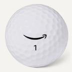 Amazon Basics Core Soft Golf Balls, Low Compression, Side Stamp Alignment, 12-Pack, White