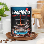 Healthwise Swiss Water Decaf Low Acid Coffee - Acid Reflux, Heartburn, Gastro Issues - Healthier Coffee For Sensitive Stomachs - 100% Colombian Supremo Original and Decaf -12 Ounce Cans (Pack of 2)