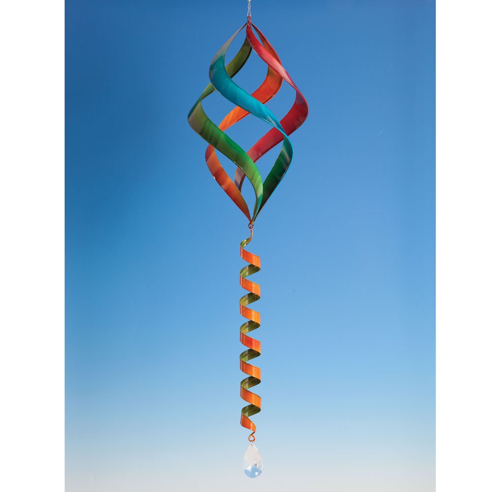 Bits and Pieces Enameled Rainbow Wind Spinner - Sun Catcher