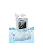 Tipkook Portable Bath Jets for Tub: 5-Speed Jet Spa for Bathtub with LED Display, Bath Jet/Bubble Mode, Rechargeable Bath Jets, Dual Water Outlet, IPX8 Waterproof, Ideal Gift for Home - Blue