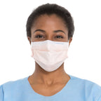 HALYARD FLUIDSHIELD level 3 Disposable Procedure Mask w/SO SOFT Lining/Earloops (Orange, 40 Count (Pack of 1))