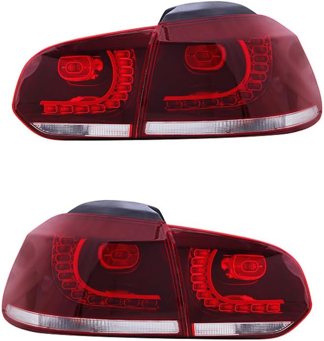 OQHAIR Dynamic Tail Light Assembly tail light modification Car Led Tail Light Assembly Sequential Turning Signal Waterproof IP67 For VW For Golf Mk6 2008-2013