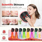 Red Light Therapy Mask for Face, 8-1 Colors Light Facial Skin Care Mask, Red Light Therapy Mask At Home, 660nm&850nm Infrared Light Therapy Device Mask With Timer Remote Control, Relife, Active