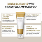 SKIN1004 Madagascar Centella Ampoule Foam 4.22 fl.oz, 125ml, Low pH Foam Cleanser, Natural Soda Powder Coconut Surfactant and EWG Green Grade