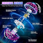 Flying orb Ball 2025 Upgrade Hover Boomerang Ball 6 Lighting Effects Cool Toys for Kids Teen Adults Indoor Outdoor Flying Toy
