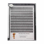 Bodermincer 200pcs/Pack C Curl 20 Root Thickness 0.07mm Professional Makeup Individual Lash Cluster Black Individual Cluster Eye Lashes Grafting Fake False Eyelashes Lash Clsuter Wispy (8mm)