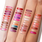 Oulac Matte Lipstick with Metallic Shine, Comfortable Creamy Texture, Smooth No Grainy Feeling, Vegan & Gluten Free, Full-Coverage Lip Colour 4.3 g, GM15 She's A Lover