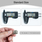 rhinocats 200Pcs Small Round Magnets,3x3mm Mini Magnets for 3D Printing,Miniatures,Office, DIY, Crafts and Science