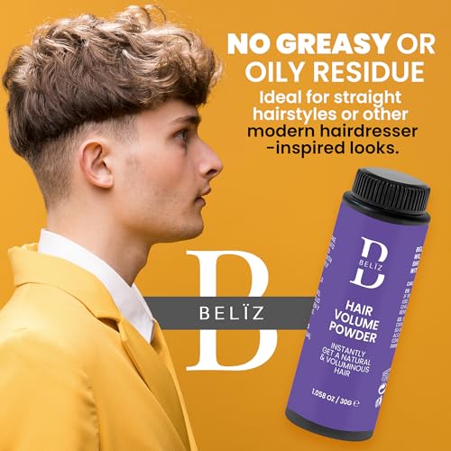 Styling Hair Powder - Volumizing & Texturizing - Styling Dust for Men & Women -Texture Powder - No Grease - Natural Matte Finish - Perfect for Fine - Thinning Hair - Vegan 1,06Oz/30gr