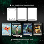 NERD GEAR Commander Essentials Kit - Ultimate Accessory for MTG Commander EDH - MTG Command Zone Tray - Health Counter - Spin Down Dice - Dry Erase Tokens (Midnight Forest)