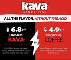 Kava Coffee Low Acid Neutralized Instant Coffee, 4 Ounce (Pack of 3)