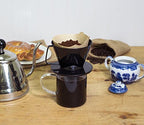 Fino Pour-Over Coffee Brewing Filter Cone, Number 1-Size, Black, Brews 1 to 2-Servings