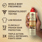 Old Spice Whole Body Deodorant for Men, Total Body Deodorant, Vanilla + Shea, Aluminum Free Deodorant Spray for 24/7 Freshness // Dermatologist Tested Whole Body Deodorant, 3.5 oz
