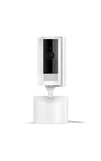 Ring Pan-Tilt Indoor Cam — See all around your home or business with 360° pan coverage, HD video, plus Two-Way Talk (2024 release), White