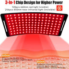 Red Light Therapy for Face and Body, 10-in-1 Multifunction Red Light Therapy Lamp with Stand, 660nm Red Light & 850nm Near Infrared Light Therapy Device with Red Light Therapy Belt and Stand