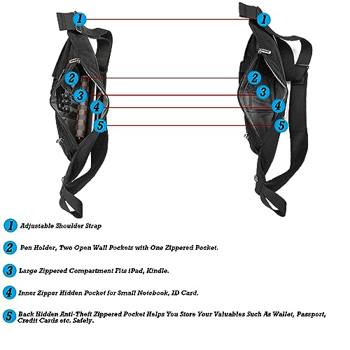 NICGID Sling Bag Chest Shoulder Backpack Crossbody Bags for Men Women