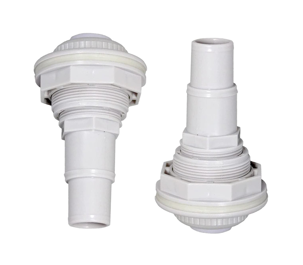ATIE SP1023 Above Ground Pool Complete Return Outlet Jet Fitting with Gaskets and Adapter for Hayward SP1023 1-1/2-Inch FIP Inlet Return Fitting with Locknut and Gasket (2 Pack)