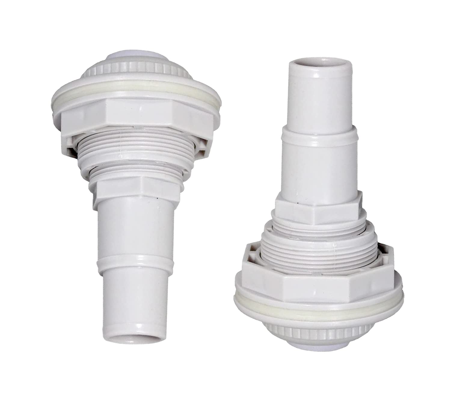 ATIE SP1023 Above Ground Pool Complete Return Outlet Jet Fitting with Gaskets and Adapter for Hayward SP1023 1-1/2-Inch FIP Inlet Return Fitting with Locknut and Gasket (2 Pack)
