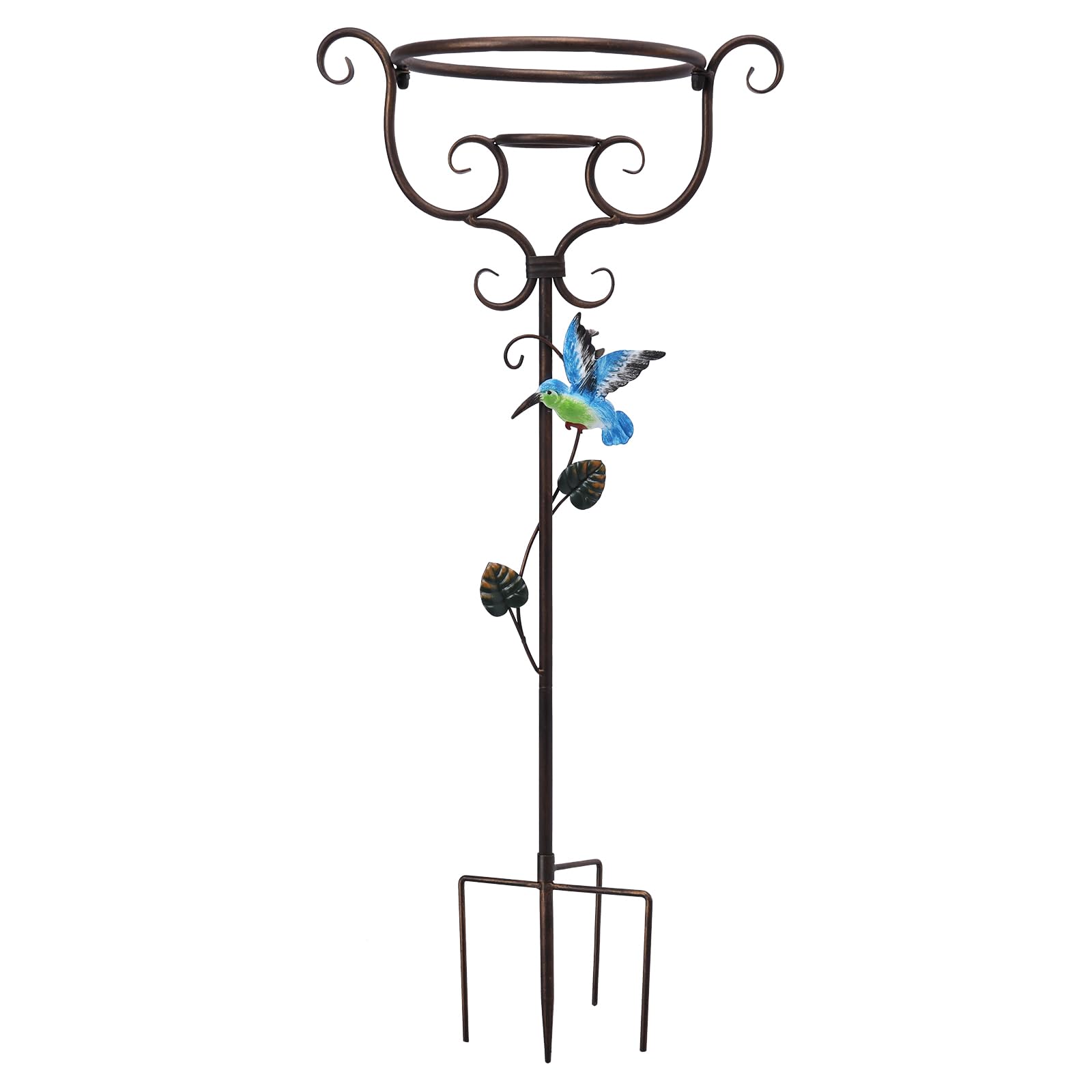 VCUTEKA Gazing Ball Stand, Metal Garden Gazing Globe Stand for 8-10" Balls