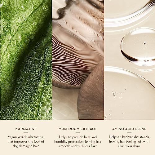 VEGAMOUR HYDR-8 Leave In Conditioner, Heat Protectant, Leave-In Conditioner & Detangling Spray for Dry, Damaged, Frizzy Hair, Floral & Vanilla Scent, 5 fl. oz.