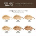 Burt’s Bees 100% Natural Mattifying Powder Foundation, Bamboo, 8.5g