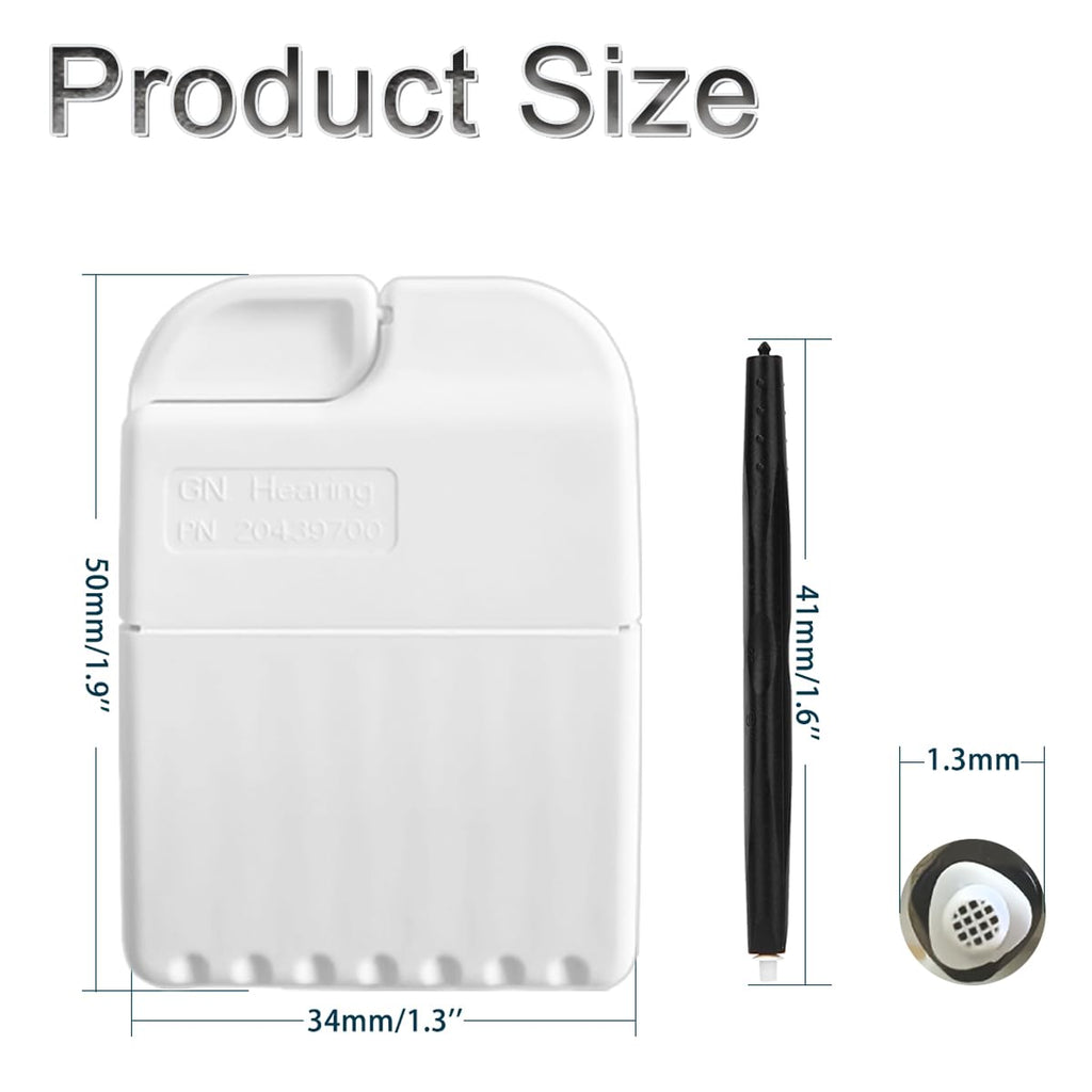 Wax Guards PN 20439700 Filters for Resound,Phonak,Unitron, Resound, Beltone, Widex Heaing Aids -5packs(40)
