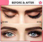 Ginani Lashes, Ginani Magnetic Lashes, Magnetic Eyelashes, Magnetic Lashes with Applicator, Reusable Magnetic Eyelashes, Magnetic Eyelashes Natural Look (Bushy)