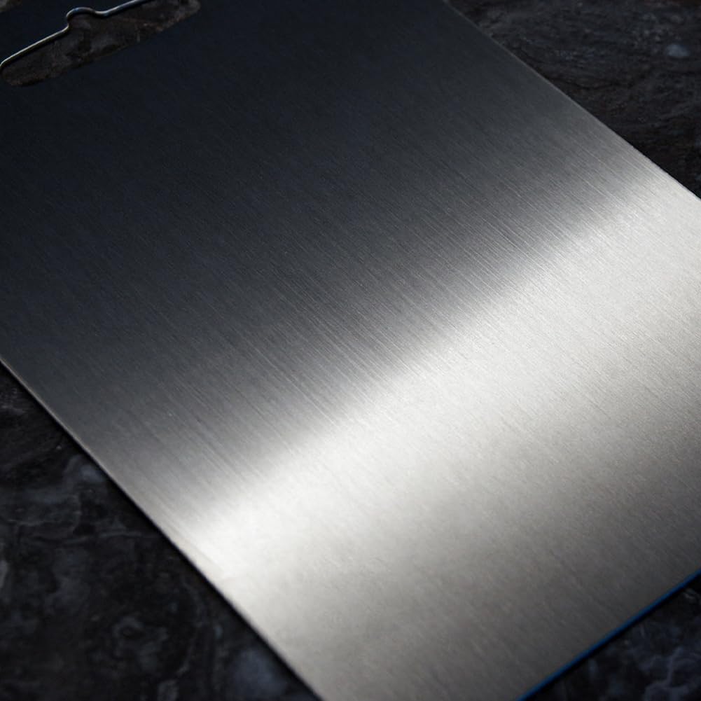 Titanium Cutting Boards - 100% Pure Titanium Cutting Boards for Kitchen - Cutting Edge Hygiene & Durability, Dishwasher Safe Ideal, Perfect for Various Cooking Tasks (14 x 10 in)
