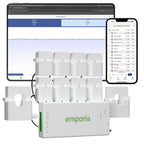 Emporia Vue 3 Home Energy Monitor - Smart Home Automation Module and Real Time Electricity Usage Monitor, Power Consumption Meter, Solar and Net Metering for UL Certified Safe Energy Monitoring