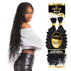 Sensationnel Empire bulk braiding – deep human hair braids for knotless boho box or curly loose wave styles (18 inch, S4/27)