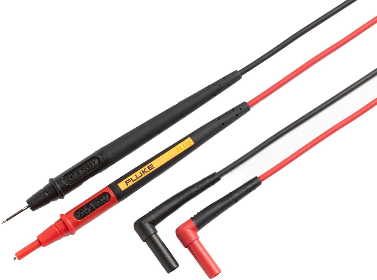 Fluke TL175 Twistguard Test Leads,2 mm Diameter Probe Tips,(Pack of 5)
