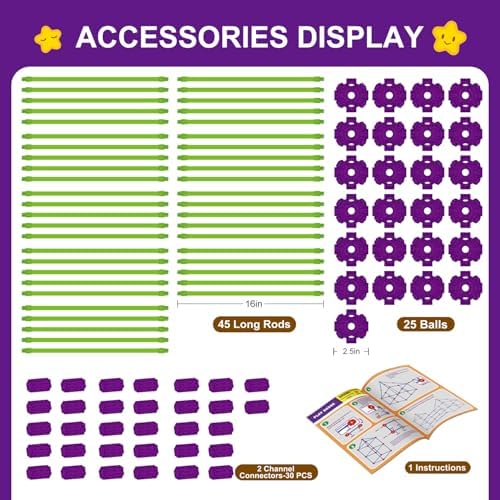 SpringFlower 100 PCS Glow in The Dark Fort Building Kit for Kids,Educational Gift for 3 4 5 6 7 8 9 10 11 12 Years Old Boys and Girls,STEM Construction Toys