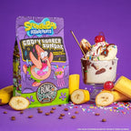 Bones Coffee Company Spongebob Goofy Goober Sundae Flavored Coffee Beans, Whole Bean Coffee Medium Roast Low Acid, Banana Split Flavor (12 oz)