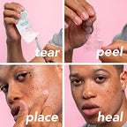 Mario Badescu Drying Patch Blemish Covering, Invisible Spot Treatment, Absorbing All Day Polymer Adhesion with Vitamin C, Vegan & Cruelty Free, Strong Hold (60 Patches, 12mm), Clear