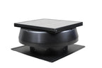 iLIVING HYBRID Ready Smart Thermostat Solar Roof Attic Exhaust Fan, 14", 40-Watt, 1150 CFM, Cools up to 2900 Sq.Ft. Coverage Area, Black