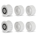 Automatic Robotic Pool Cleaner Replacement Parts, Guide Wheels 4 Pack with 2 Pack Pulley Gears 3884997-R6 for Maytronics Dolphin, Nautilus CC Plus Pool Cleaner M200/M400/M500 &Dx3/Dx4/Dx6