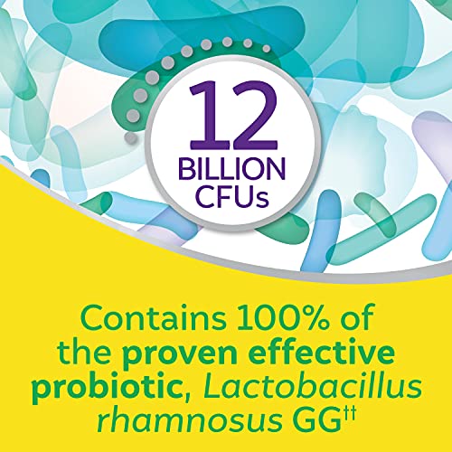 Culturelle Pro Strength Daily Probiotic, Digestive Capsules, Naturally Sourced Probiotic Strain Proven to Support Digestive & Immune Health, Gluten & Soy Free, 4 Month Supply, 60 Count (Pack of 2)