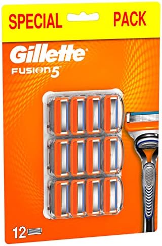 Gilette Fusion5 Razor 12 Blades for Men