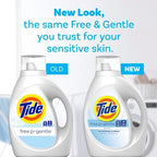 Tide Free & Gentle Liquid Laundry Detergent, 84 fl oz, 64 Loads, HE Compatible