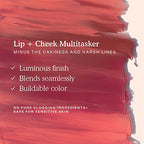 Tower 28 Beauty BeachPlease Cream Blush for Cheeks and Lips - Multi-Purpose Lip and Cheek Tint in Sun-Kissed Peach Blush - for Sensitive Skin – Color RUSH HOUR, Luminous Finish